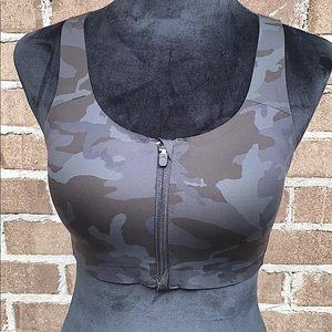 Lululemon Enlite Bra, ZIP Front 34C in Camo